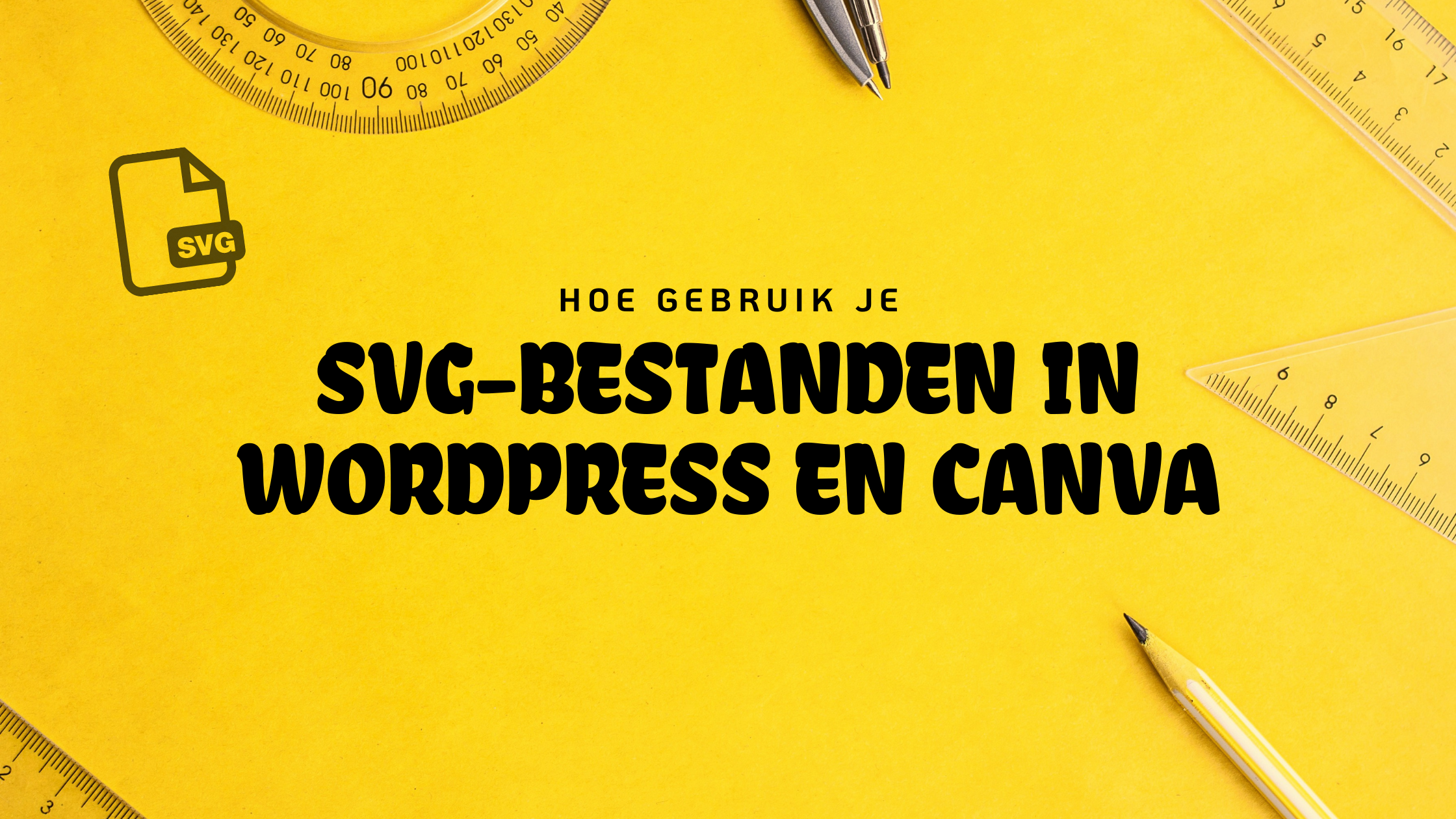 Hoe gebruik je SVG-bestanden in Wordpress en Canva