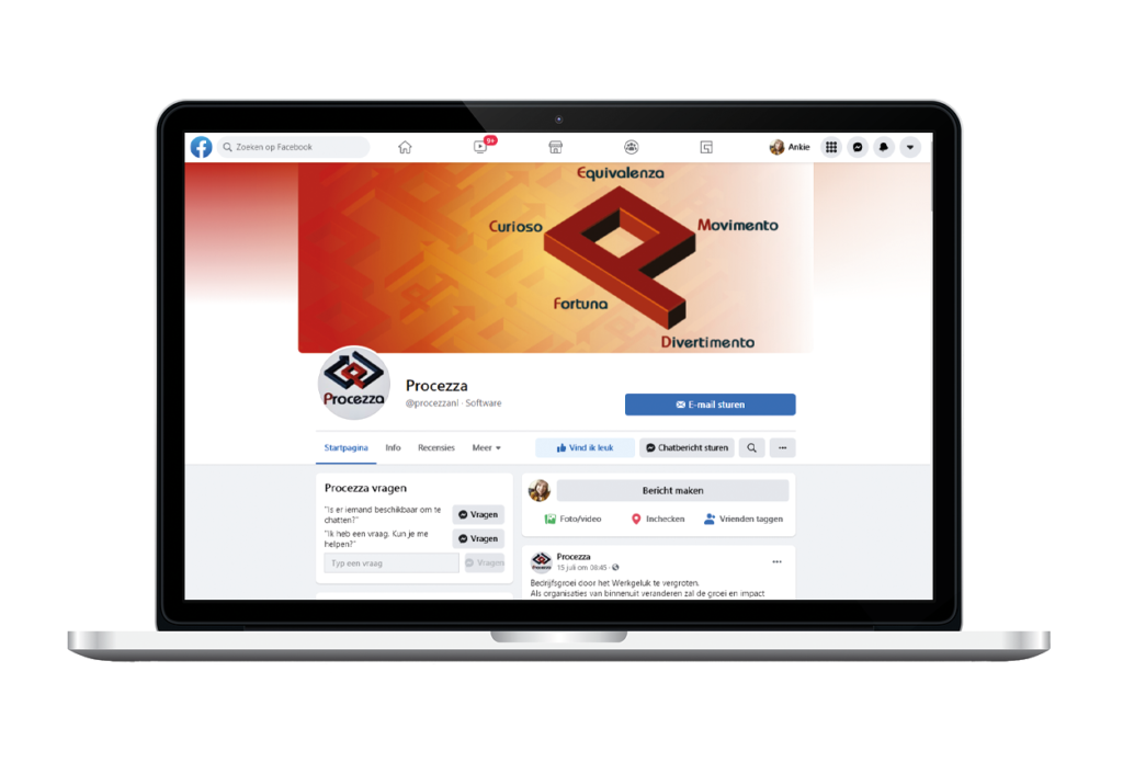 Facebook Procezza Facebook header Procezza