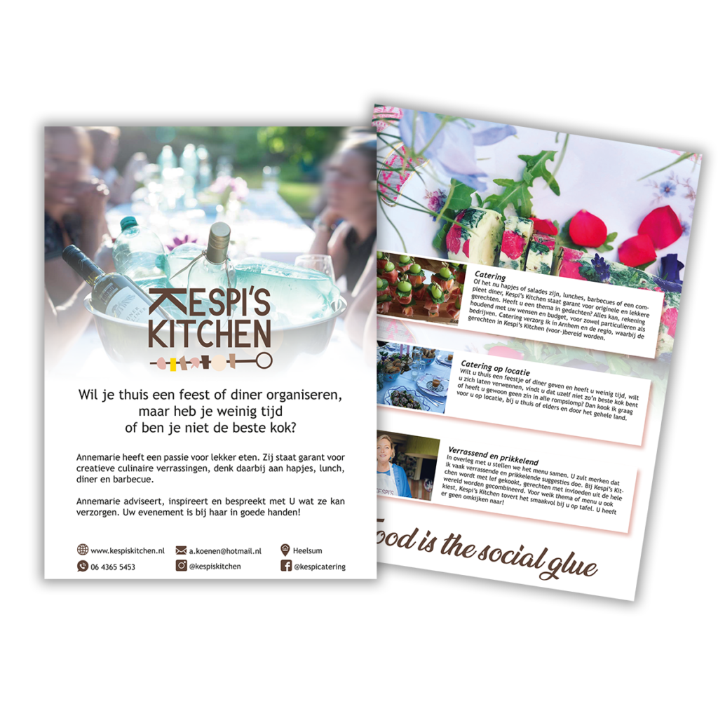 Kespis Kitchen flyer Flyer Kespi's Kitchen