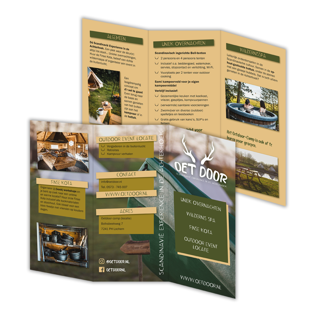 Oetdoor trifold Folder Oetdoor