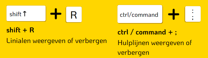 linialen en hulplijnen linialen en hulplijnen in Canva