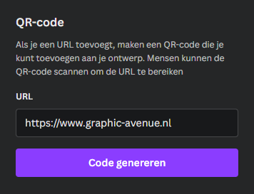 QR-code in Canva plaatsen 02