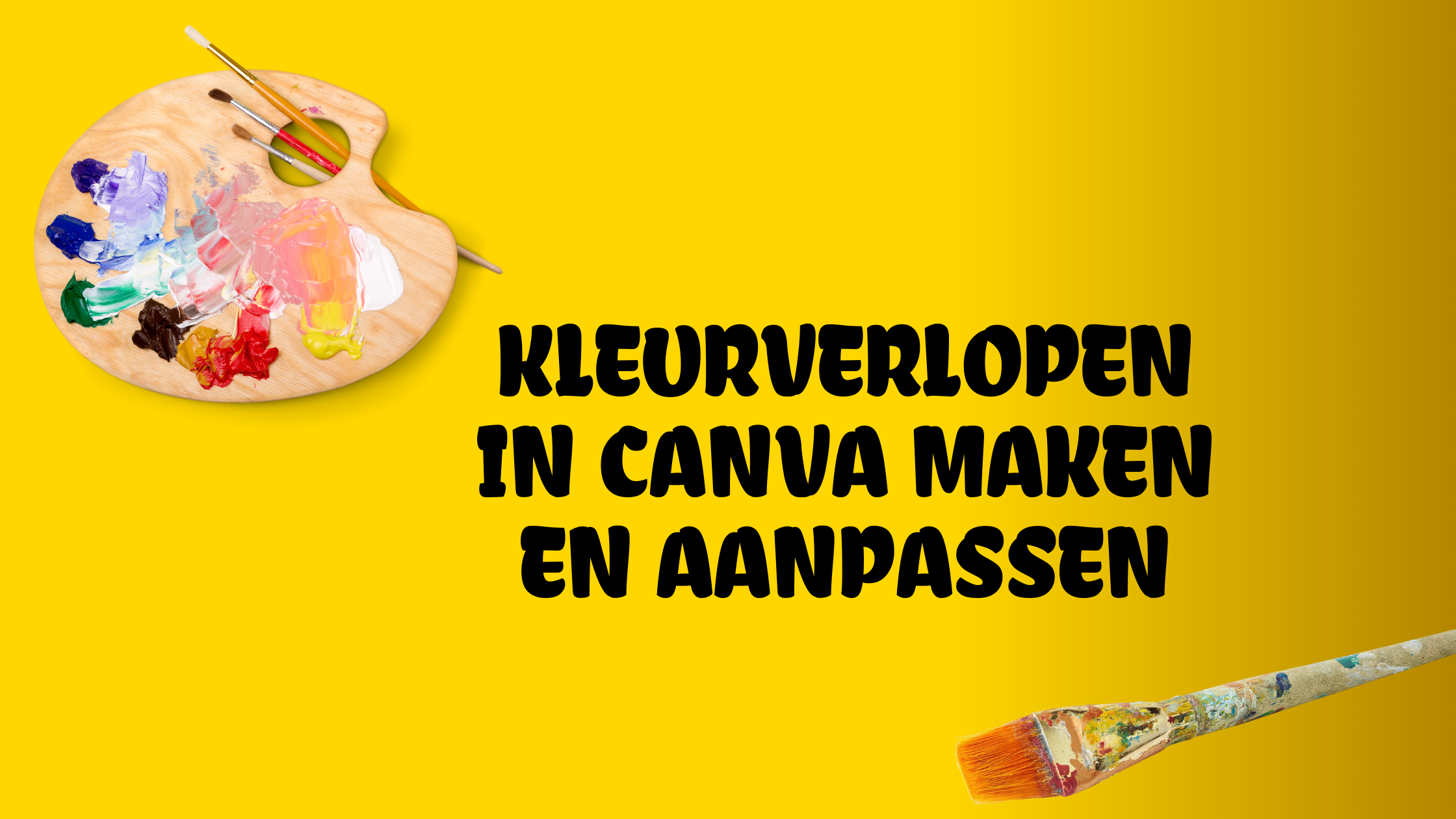 Kleurverlopen in Canva maken en aanpassen