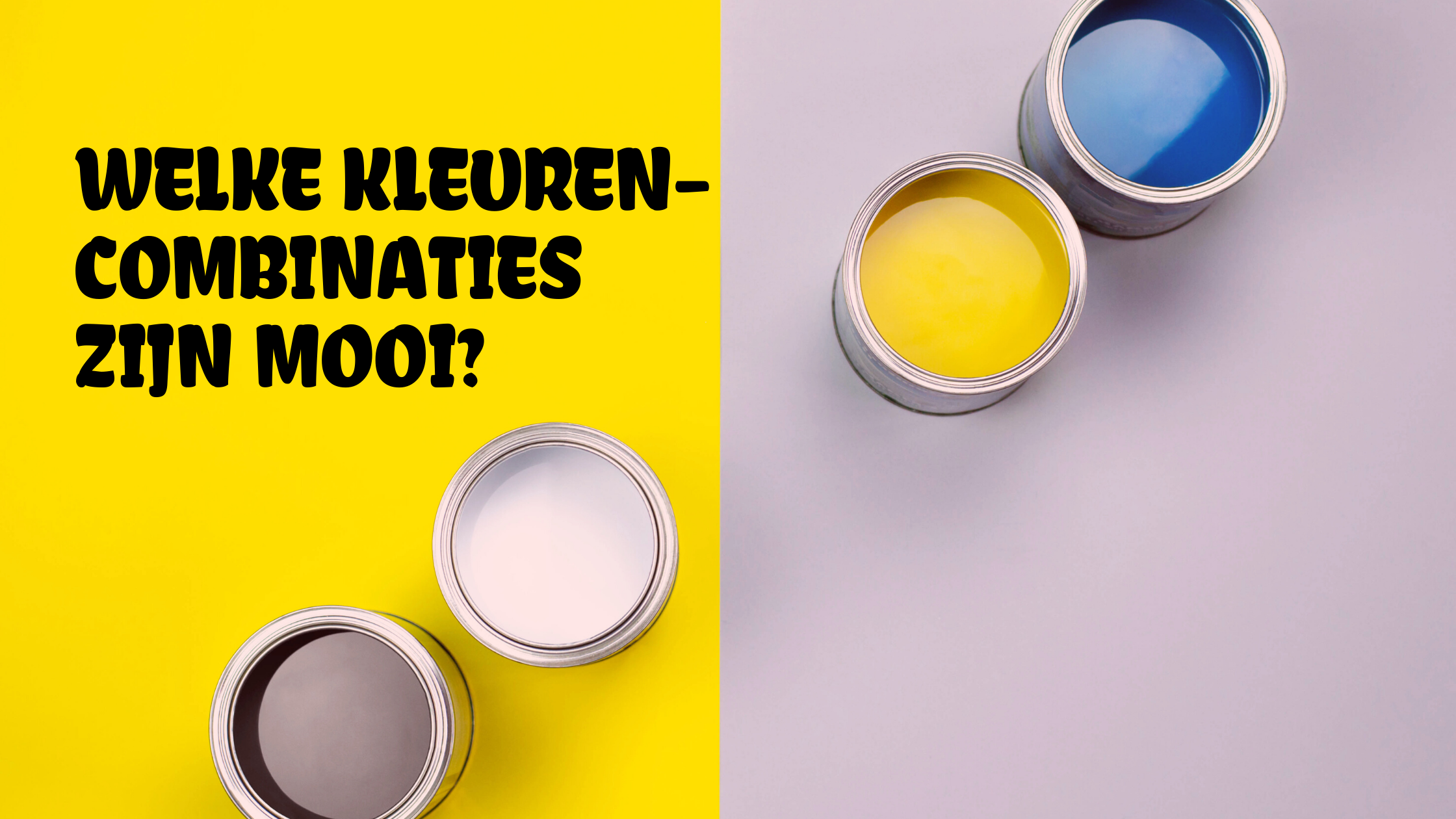 Welke kleurencombinaties zijn mooi?