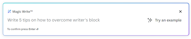 Magic Write in Canva