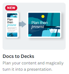 Canva Docs to Decks