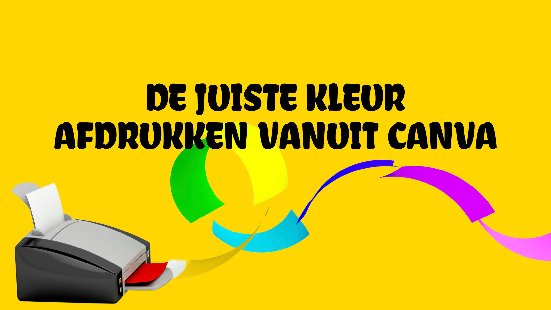 de juiste kleur afdrukken vanuit Canva