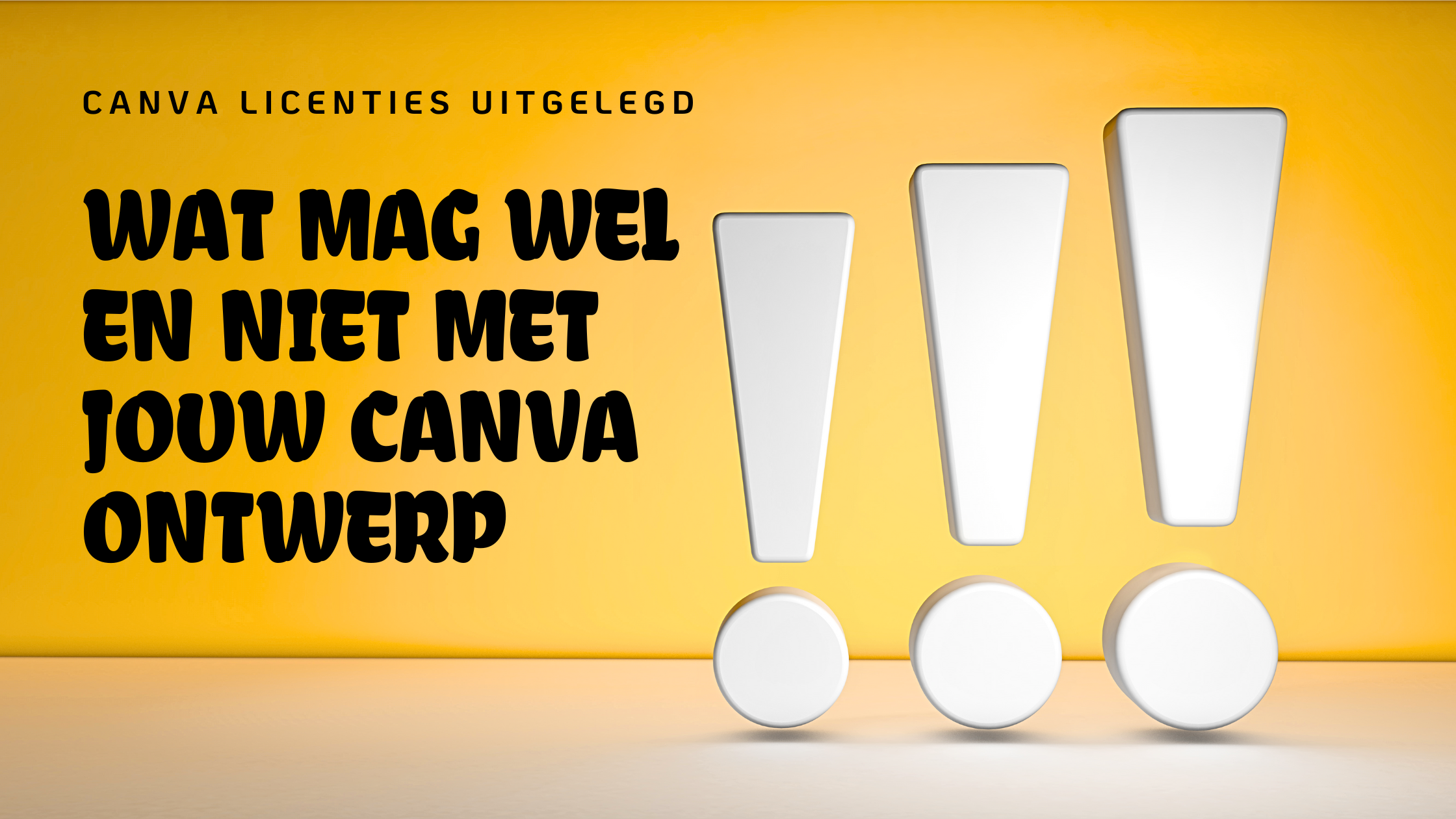 Canva licenties uitgelegd