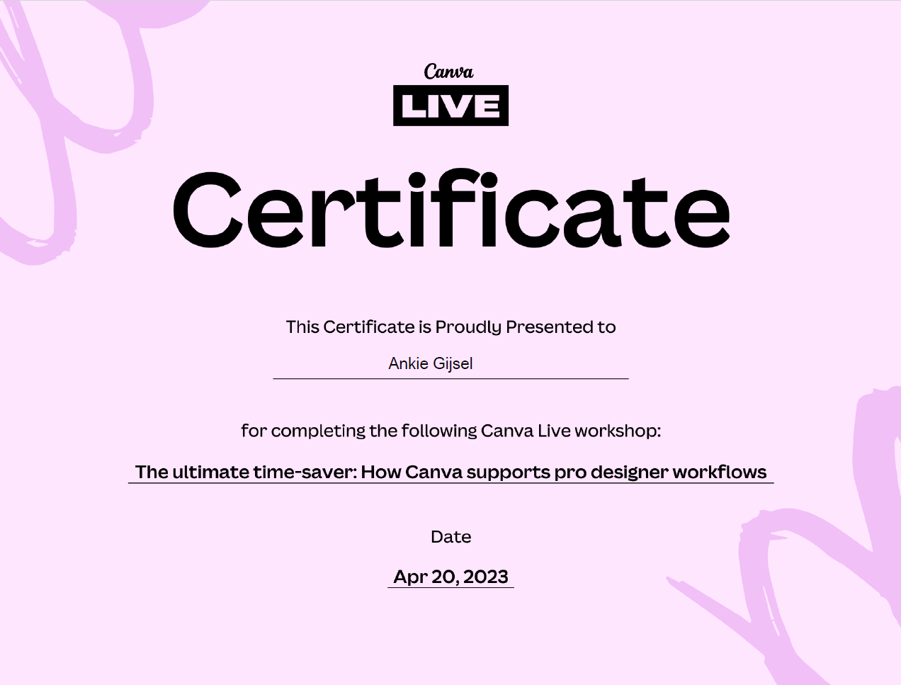 Canva certificaat pro designer workflows Canva certificaat pro designer workflows